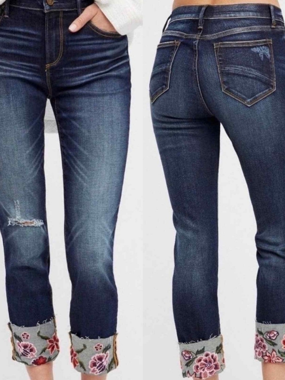 DRIFTWOOD Collete Embroidered Class Fit Jeans 29